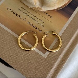 14KT Gold Plated Hoop Earrings